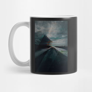 Glitch Art - Mountains and Beach Mug